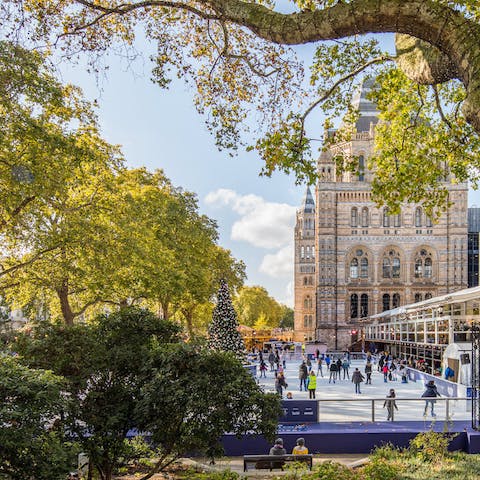 Visit South Kensington's world-famous museums, just a ten-minute walk away