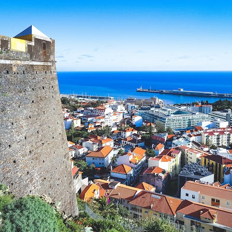 Take a fifteen-minute drive into Funchal and visit the São João Baptista Fortress