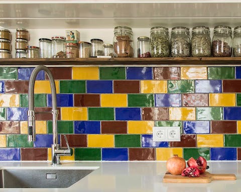 The colourful tiling