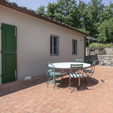 Whip up an Italian dish to share alfresco on the terrace