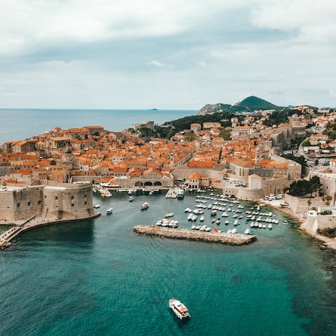 Drive into the centre of Dubrovnik in ten minutes