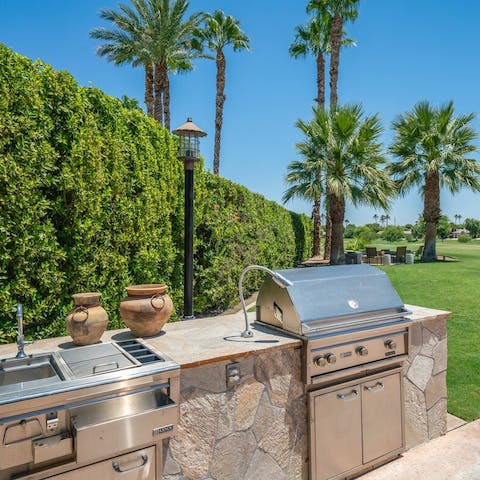Fire up the grill and prepare a delicious alfresco feast to share on the patio