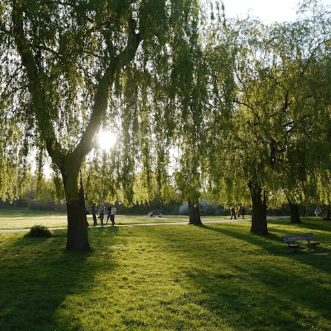 Take a picnic over to Hampstead Heath, reached in fifteen minutes by bus