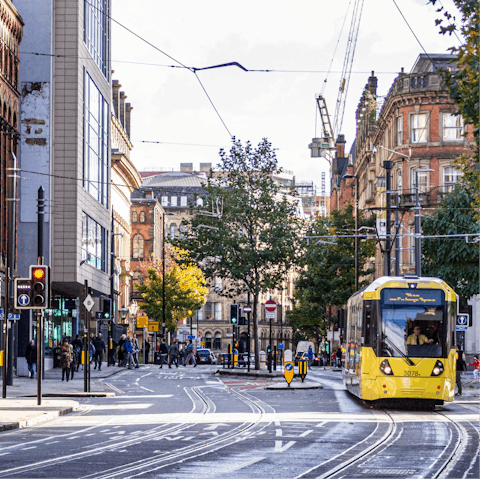 Explore nearby Manchester city centre