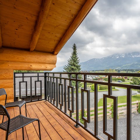 Step onto the balcony and feel inspired by the natural beauty of the surroundings 