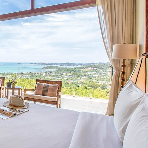 Wake up refreshed and be greeted by those stunning vistas 