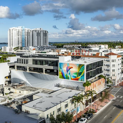 Step out into your street to explore the City Center of Miami Beach, less than a minute from home