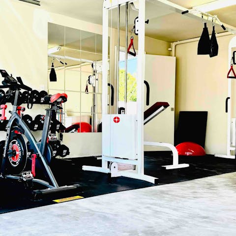 Re-energise with a workout at the home gym