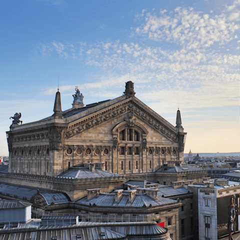 Soak up some culture at the  Opéra Garnier