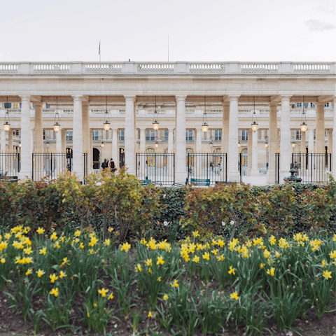 Indulge in history with a visit to the Palais Royal