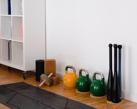 In-house fitness equipment