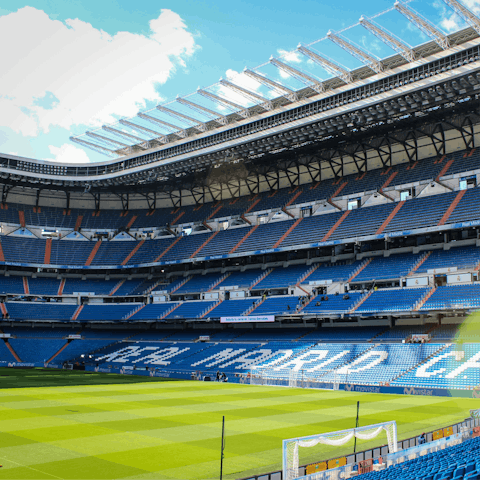 Watch Real Madrid play at nearby Santiago Bernabéu Stadium