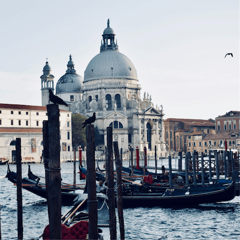 Stroll over to the iconic Church of the Salute right on the water