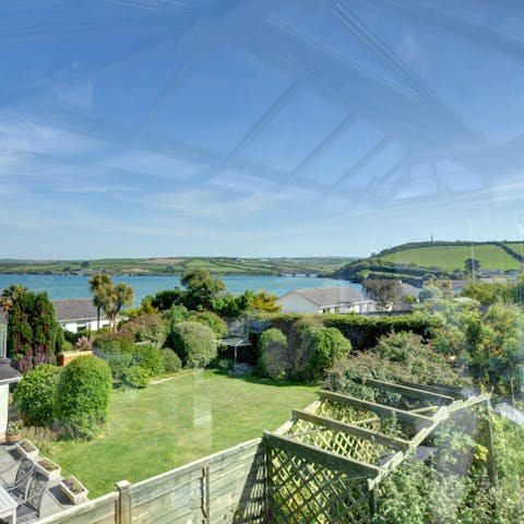 The estuary beaches are less than a mile away