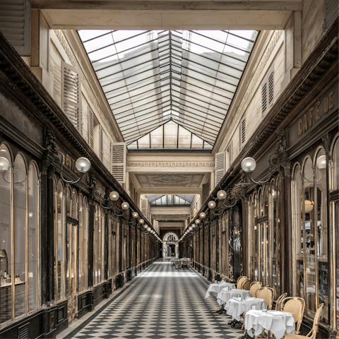 Explore Grands Boulevards' pretty passageways