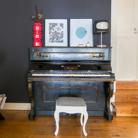 This fully-functional piano