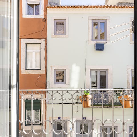 Get some fresh air on your Juliet balcony