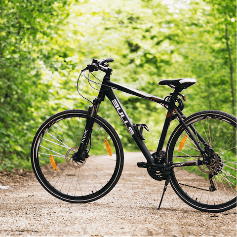 Cycle down the Camel Trail – the Padstow path is a nine-minute walk away