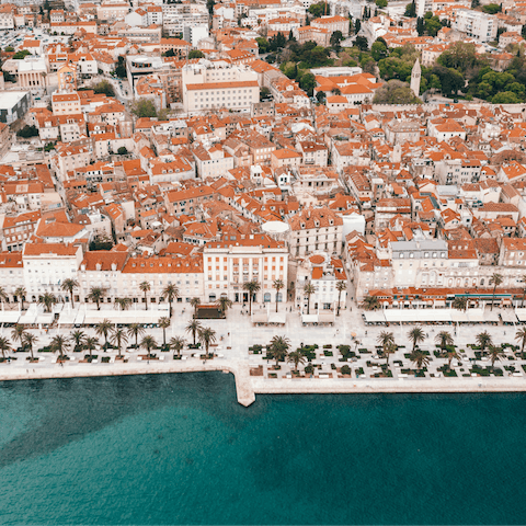 Tour the historic city of Split, as renowned for its architecture as its food and wine