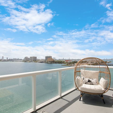 Take a seat on the balcony and watch the world go by