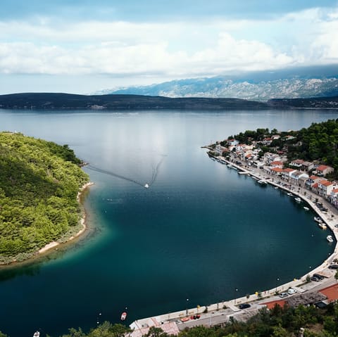 Drive 2km to Novigrad and explore the Istrian coastline