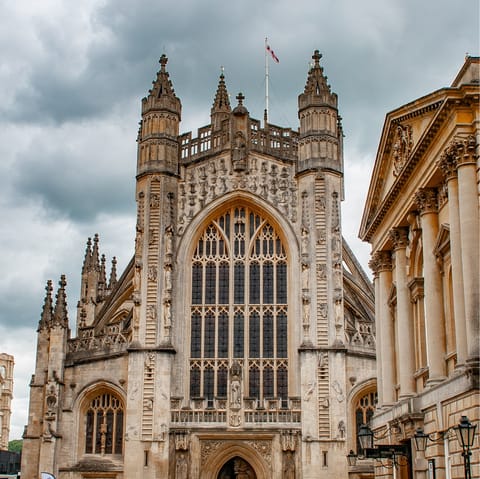 Visit Bath Abbey, a seven-minute stroll from your door