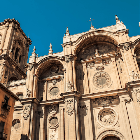 Pay a visit to Granada's impressive cathedral, which sits just around the corner from the home