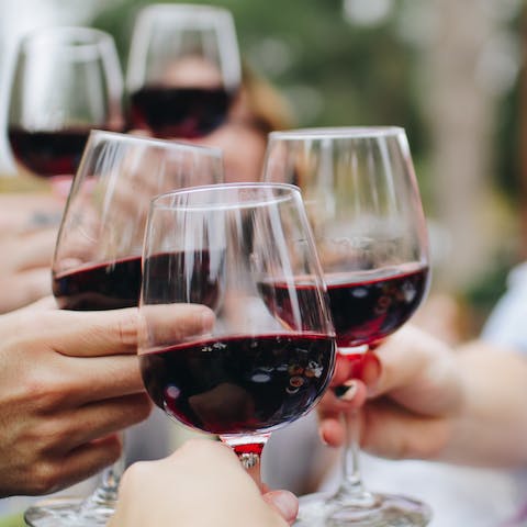 Spend a merry afternoon wine tasting