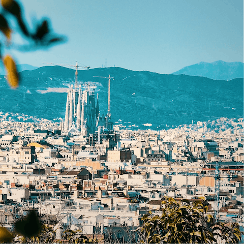 Experience the artistic beauty of Barcelona – a forty–five–minute drive away