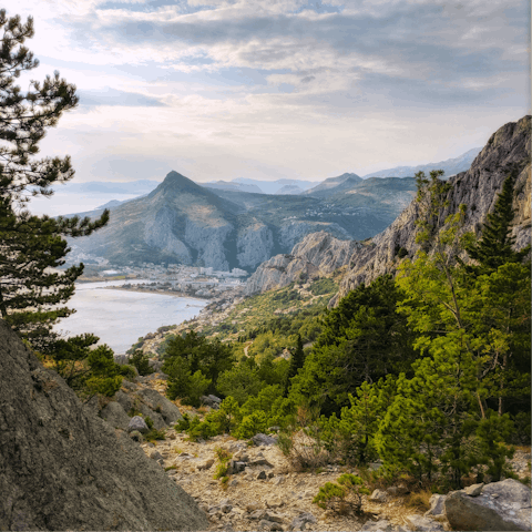 Explore the beaches of Omiš – there's one just a few steps away