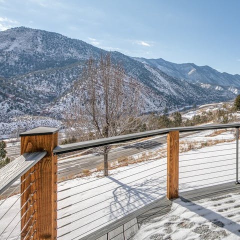 Drink your morning coffee out on the deck