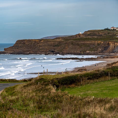 Explore the beautiful Bude coastline from your home in Stratton