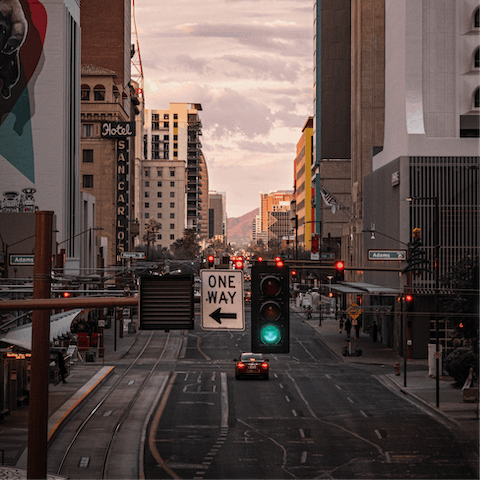 Stroll ten minutes into Downtown Phoenix for art galleries, cocktail bars and brunch spots