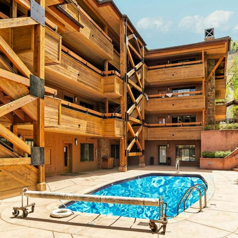 Take a dip in the pool during the summer months