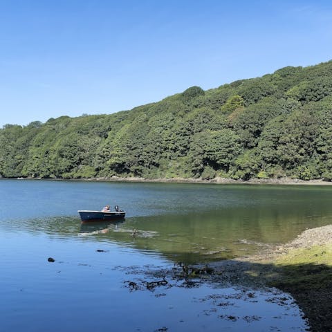 Take to the waters of Gillan Creek from your private quay