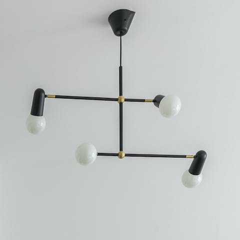 Mid-century-influenced lights