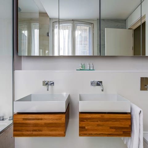 The minimalist bathroom