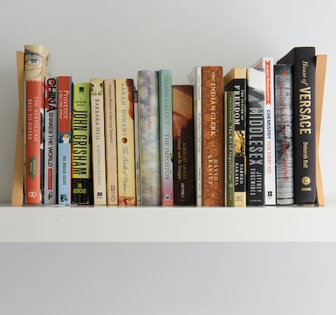 A selection of books for the readers
