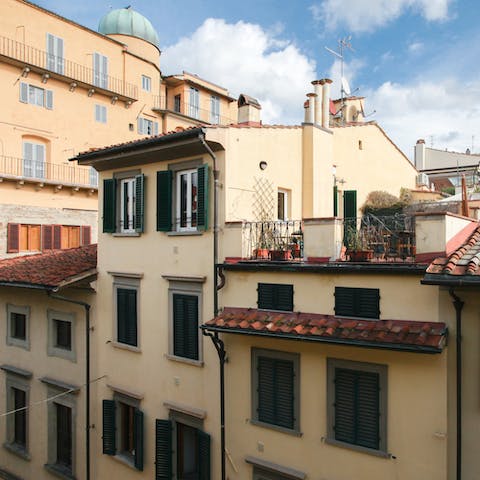 A view of the rooftops