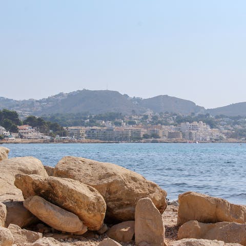 Explore the coast, starting with Moraira, at the other end of a quick drive
