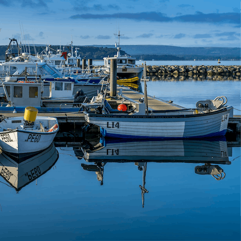 Hop in the car and take a day trip to Poole, a twenty-five minute drive along the coast