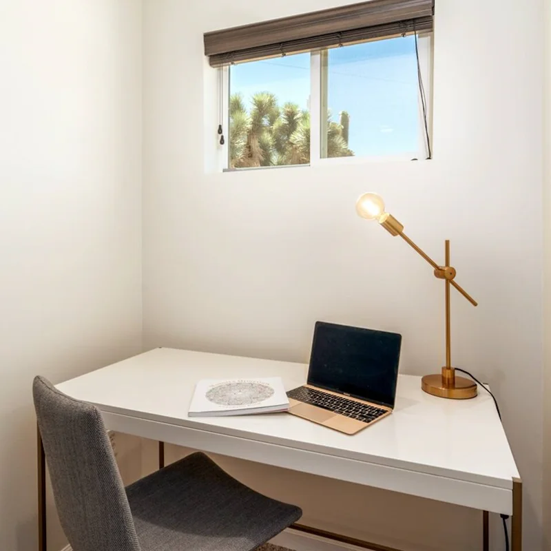 Keep on top of emails from the quiet office nook