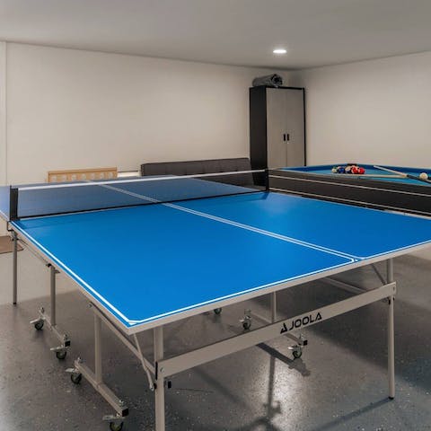Give the indoor games room a whirl