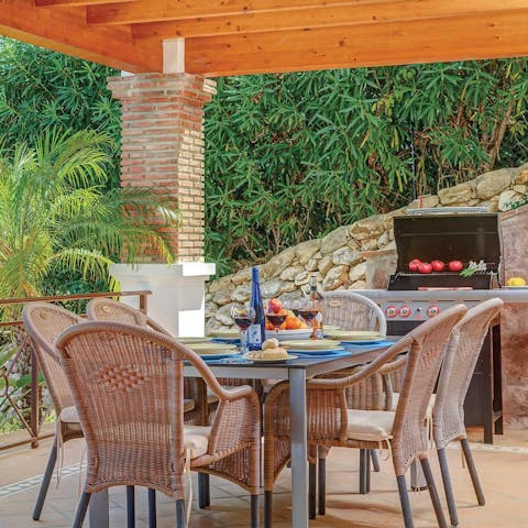 Fire up the barbecue and dine alfresco