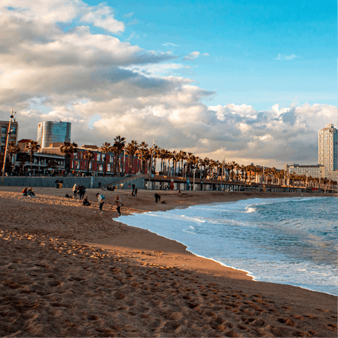 Take a stroll over to nearby Llevant Beach and dip your toes in the sea