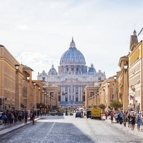 Wander through the streets layered with incredible architecture