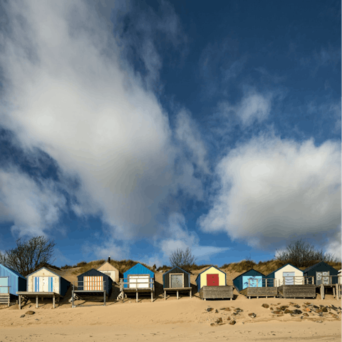 Head to Abersoch Beach – around ten minutes on foot or a three-minute drive 