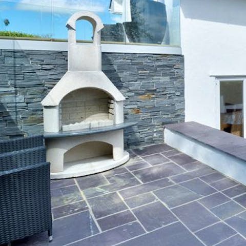 Light the stone-built barbecue for alfresco feasts on the terrace