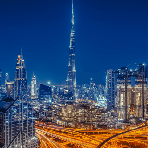 Visit the nearby Burj Khalifa