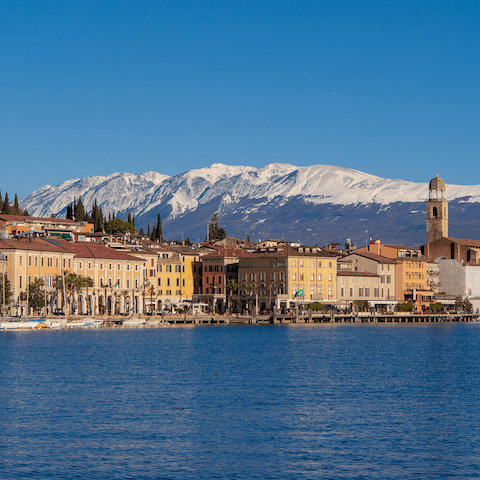 Visit the stunning lakeside town of Salò, based just a short drive away from the home